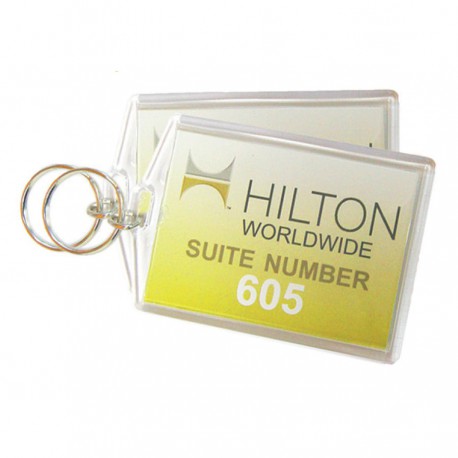 Printed Keyrings - Hotel Keychain
