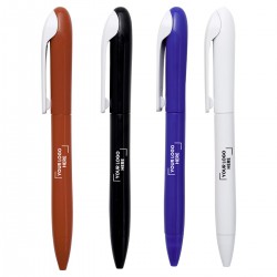 Plastic Promotional Pens - Brilliant Clip Plastic Pen