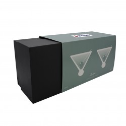 Printed Glasses, Cups & Tumblers - Aura Iridescent Martini Glasses
