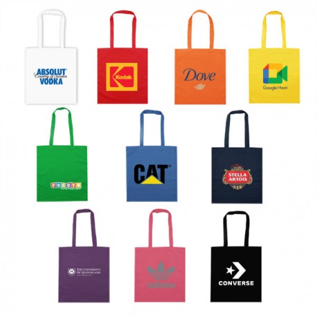 Toiletry Bags - Colourful Calico Tote Bag