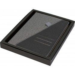 Note Pads - Ottawa A5 Notebook, Black/Grey
