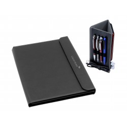 Tablet Compendiums & Holders - Remote Work A4 Portfolio, Black