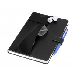 Promotional Journals & Noteboooks - Remote Work Notebook, Black