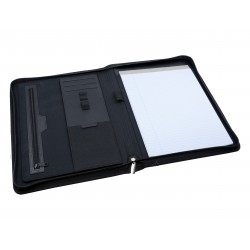 Leather Zip Compendiums - Bradford Leather Zip Portfolio