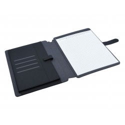 Non Leather Compendiums - Impact A4 Portfolio, Black/Charcoal