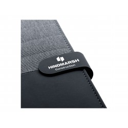 Non Leather Compendiums - Impact A4 Portfolio, Black/Charcoal