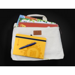 Conference Bags & Satchels - Calico Conference Bag 28cm x 37cm x 6cm