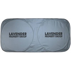 Promotional Car Gifts - Dash-Mate Sunshade, Silver