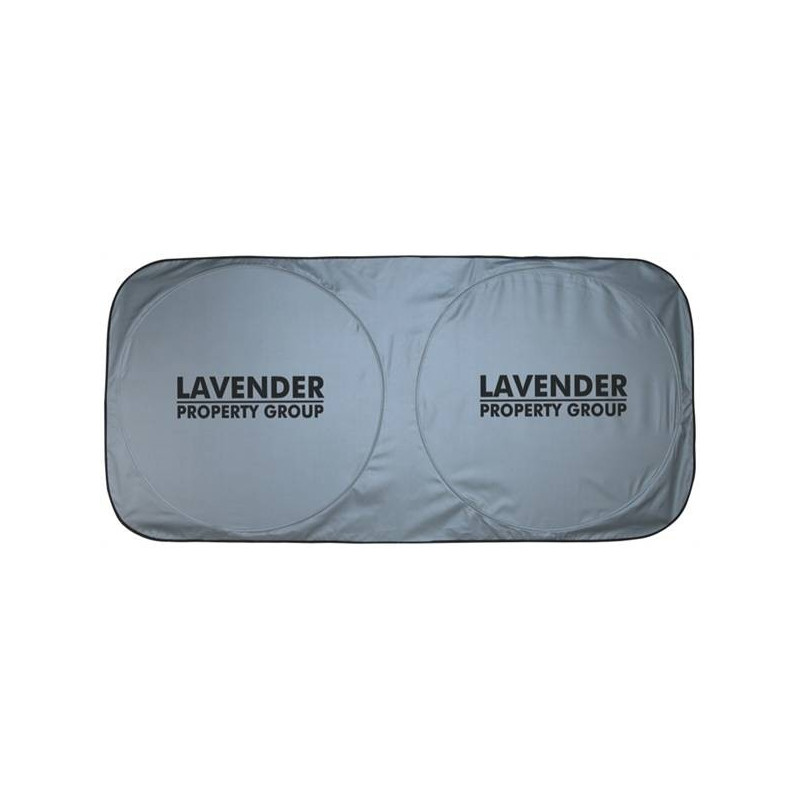 Promotional Car Gifts - Dash-Mate Sunshade, Silver
