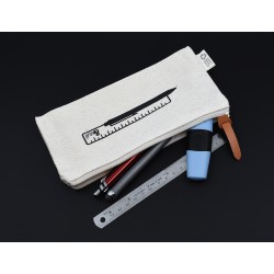 Pencil Cases - Calico Pencil Case 10cm x 21cm