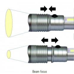 Torches - Vari-Beam Torch & Light, Gunmetal