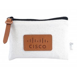 Tote & Calico Bags - Calico Card & Key Pouch 8.5cm x 13cm