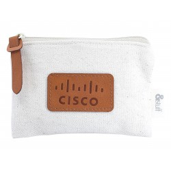 Tote & Calico Bags - Calico Earphone Pouch 8.5cm x 13cm
