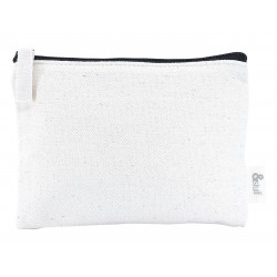 Tote & Calico Bags - Calico Earphone Pouch 12.5cm x 17cm