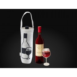 Wine Holders & Carriers - Calico Wine Bag