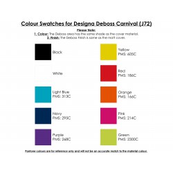 Promotional Journals & Noteboooks - Designa Deboss Carnival Notebook A5 Air