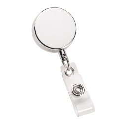 Reusable Coffee Cups - Metal - Metal Zip Pull Badge Holder