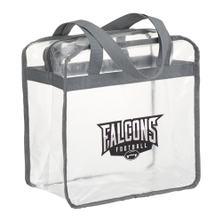 Non Woven Bags - Game Day Clear Zippered Safety Tote