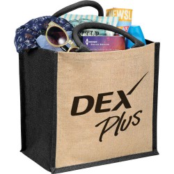 Calico & Jute Bags - Medium Jute Gift Tote
