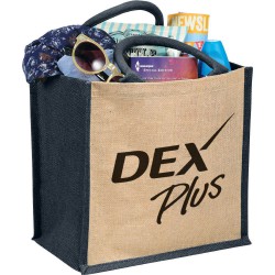 Calico & Jute Bags - Medium Jute Gift Tote