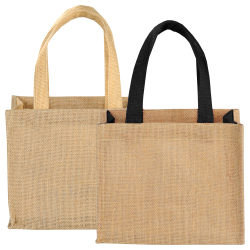 Calico & Jute Bags - Mini Jute Gift Tote
