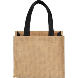 Calico & Jute Bags - Mini Jute Gift Tote