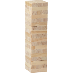 Executive Toys - Tumbling Tower Wood Block Stacking Game