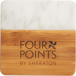 Coasters - Marble and Bamboo Coaster