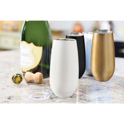 Travel Mugs - Rosa 170ml Vacuum Champagne Flute