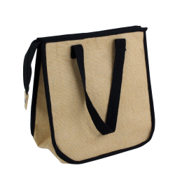 Calico & Jute Bags - Laminated Jute Shopper with Insulation