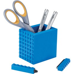 Business Desk Accessories - Office Block 3 in 1 Pen Pot