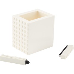 Business Desk Accessories - Office Block 3 in 1 Pen Pot