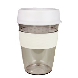Reusable Coffee Cups - Tritan Carry Cup with Lid and Band 360ml