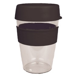 Reusable Coffee Cups - Tritan Carry Cup with Lid and Band 360ml