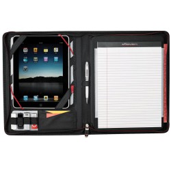 Non Leather Compendiums - Elleven™ Large Zippered Padfolio