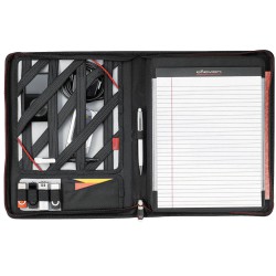Non Leather Compendiums - Elleven™ Large Zippered Padfolio