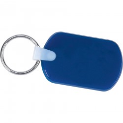 Metal Keyrings - Rectangular Soft Key Tag