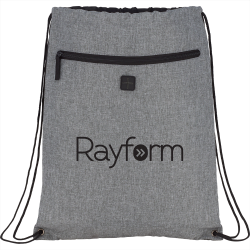 Duffle Bags & Sacks - Graphite Drawstring Sportspack w/ Earbud