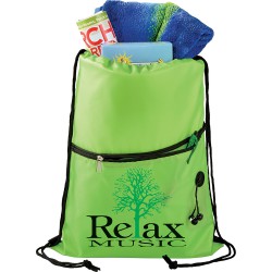Duffle Bags & Sacks - Insulated Zippered Drawstring Sportspack