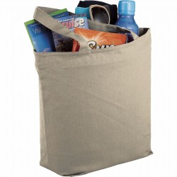 Non Woven Bags - 8 oz. Cotton Maine Zippered Tote