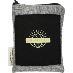 Travel Waist Bags - Odor Absorbing Travel Pouch - Black