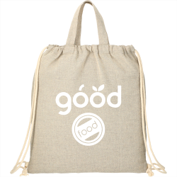 Duffle Bags & Sacks - Recycled 4oz Cotton Drawstring Bag