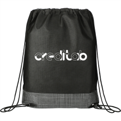 Duffle Bags & Sacks - Crossweave Heat Sealed Drawstring Bag