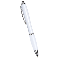 Metal Promotional Pens - Nash Ballpoint Pen - All White