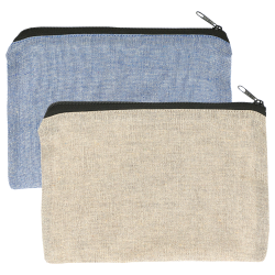 Travel Accessories - Recycled 5oz Cotton Twill Pouch