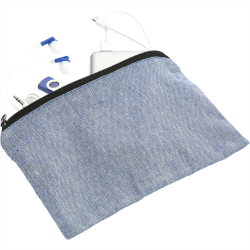 Travel Accessories - Recycled 5oz Cotton Twill Pouch