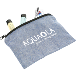 Travel Accessories - Recycled 5oz Cotton Twill Pouch