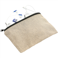 Travel Accessories - Recycled 5oz Cotton Twill Pouch