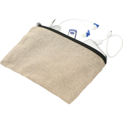Travel Accessories - Recycled 5oz Cotton Twill Pouch