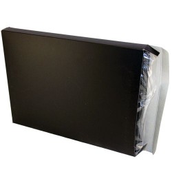 Non Leather Compendiums - Manchester A4 Imitation Leather Zip Compendium